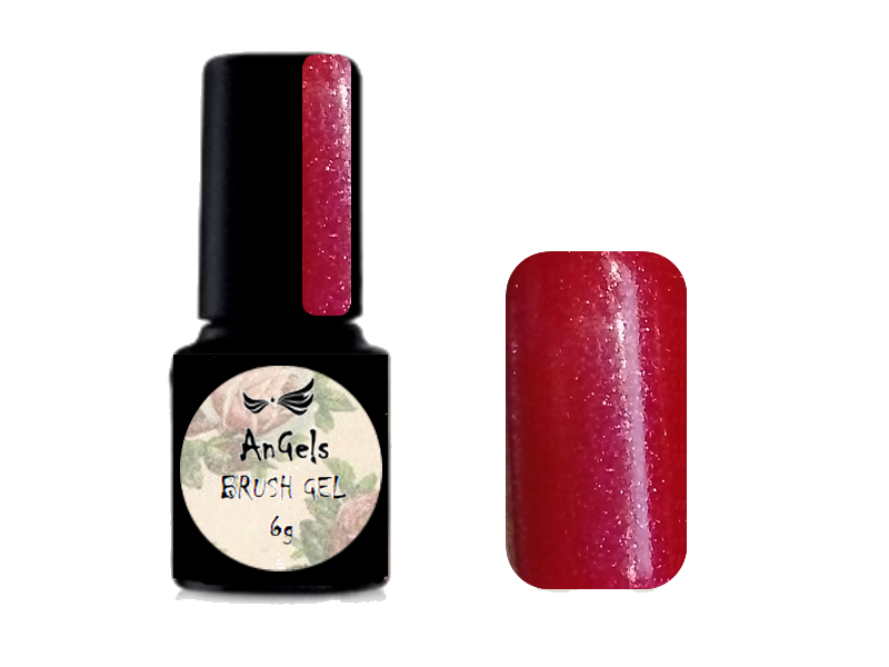 Brush Gel 2930 Magenta Glitter 6g