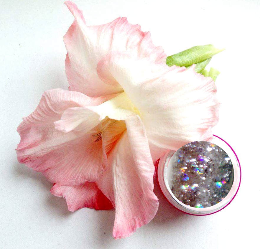 Glitter Gel Silver 5ml 