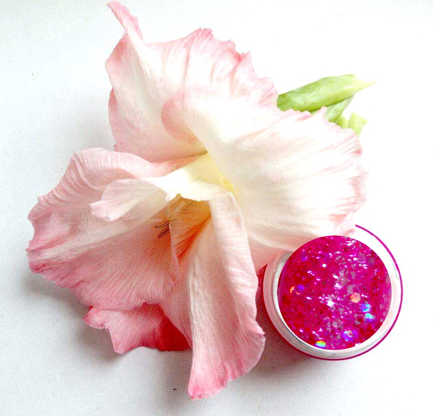 Glitter Gel Rosa 5ml