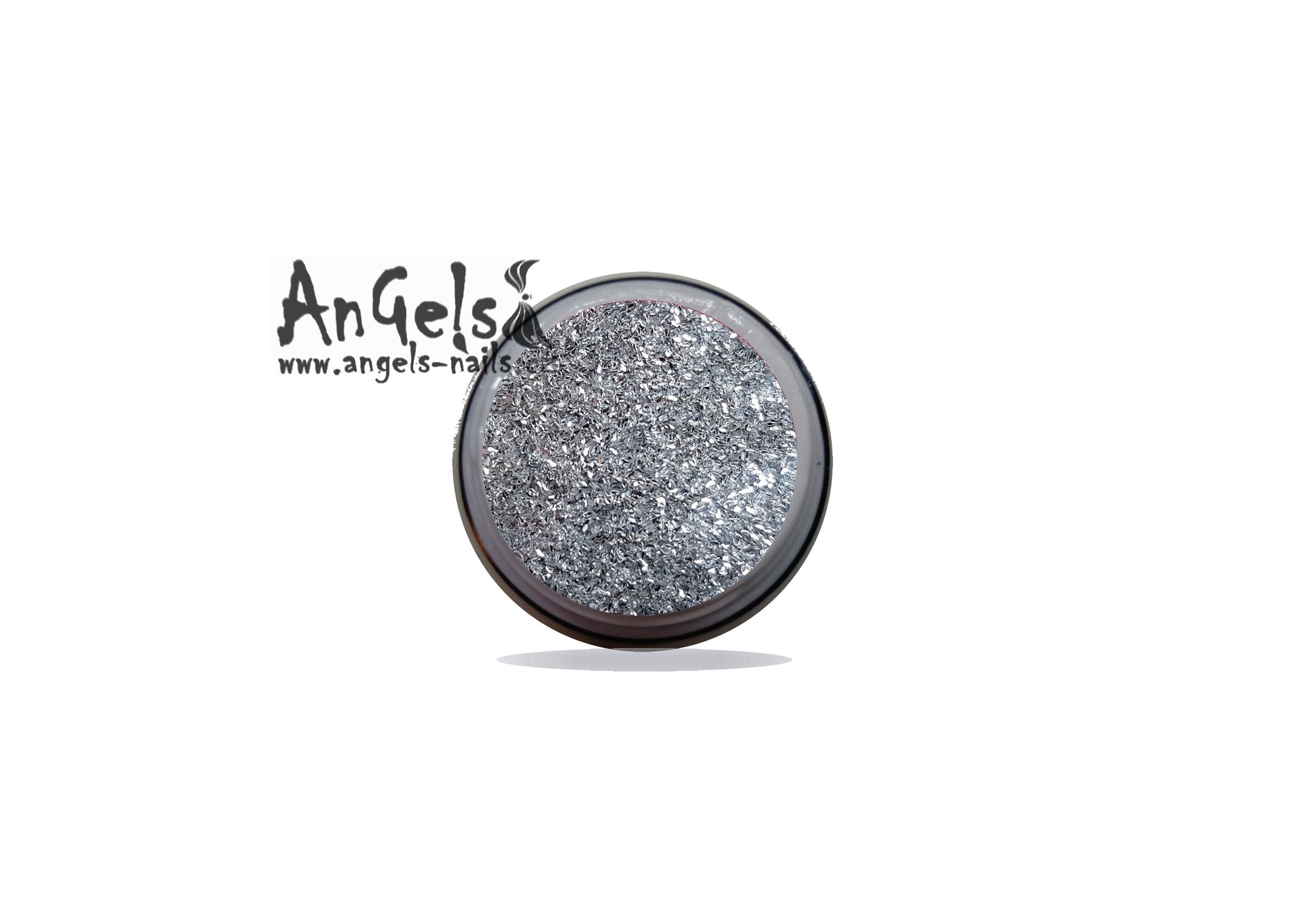 Třpytky Glitter Silver 5g drcený