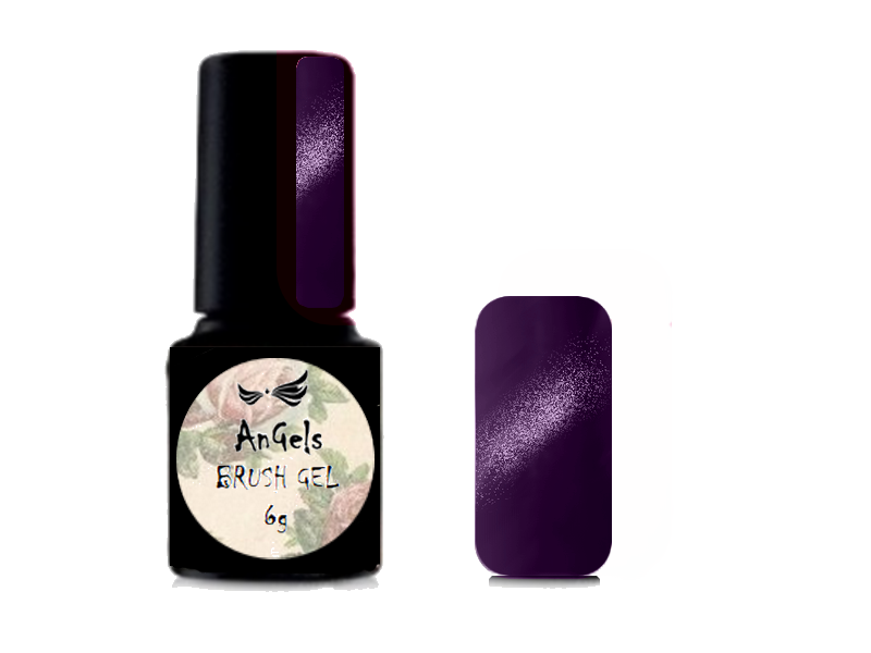 Brush Gel 2155 6g Violet Silver Eye  