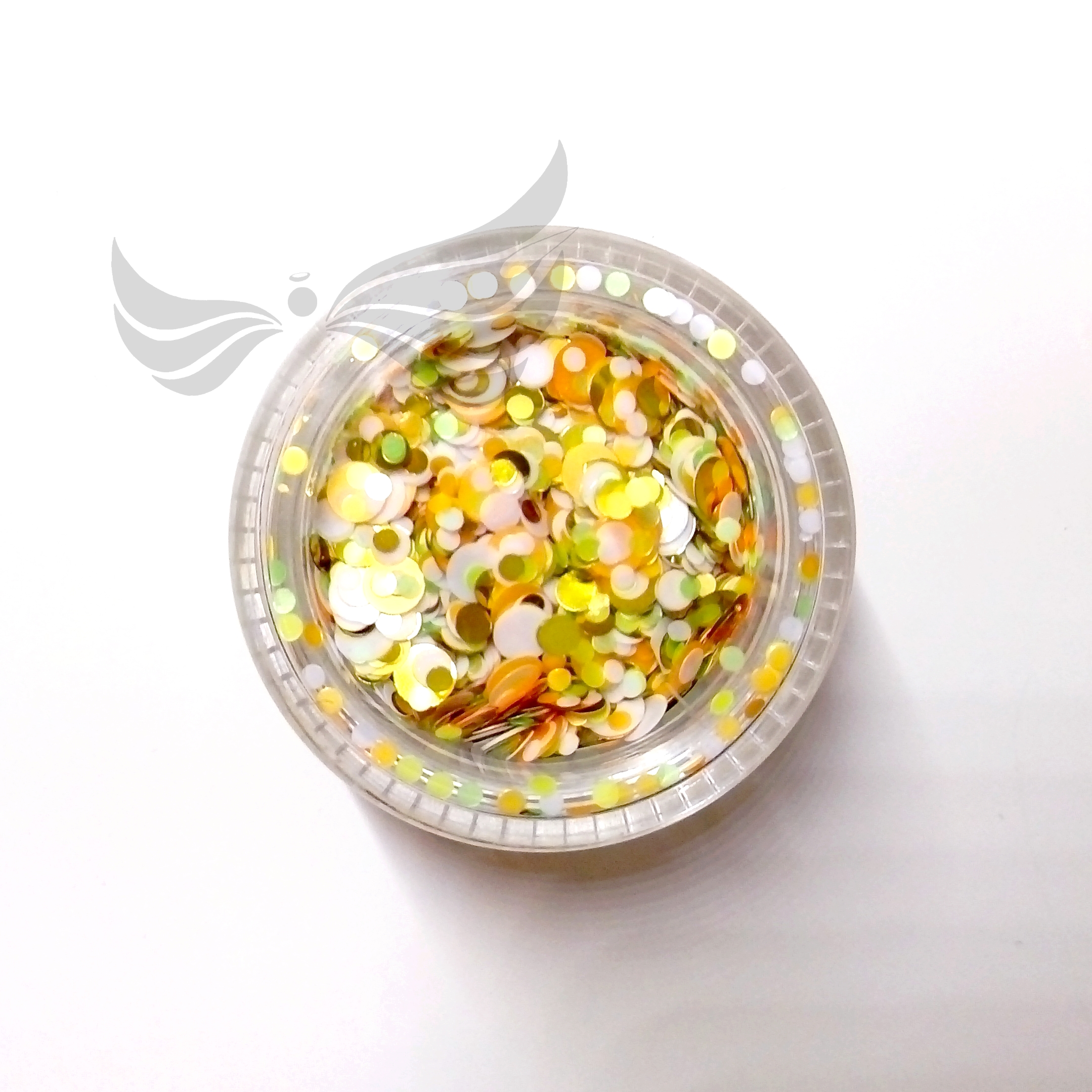 Glitter Maxi Confetti 1g Gold Green