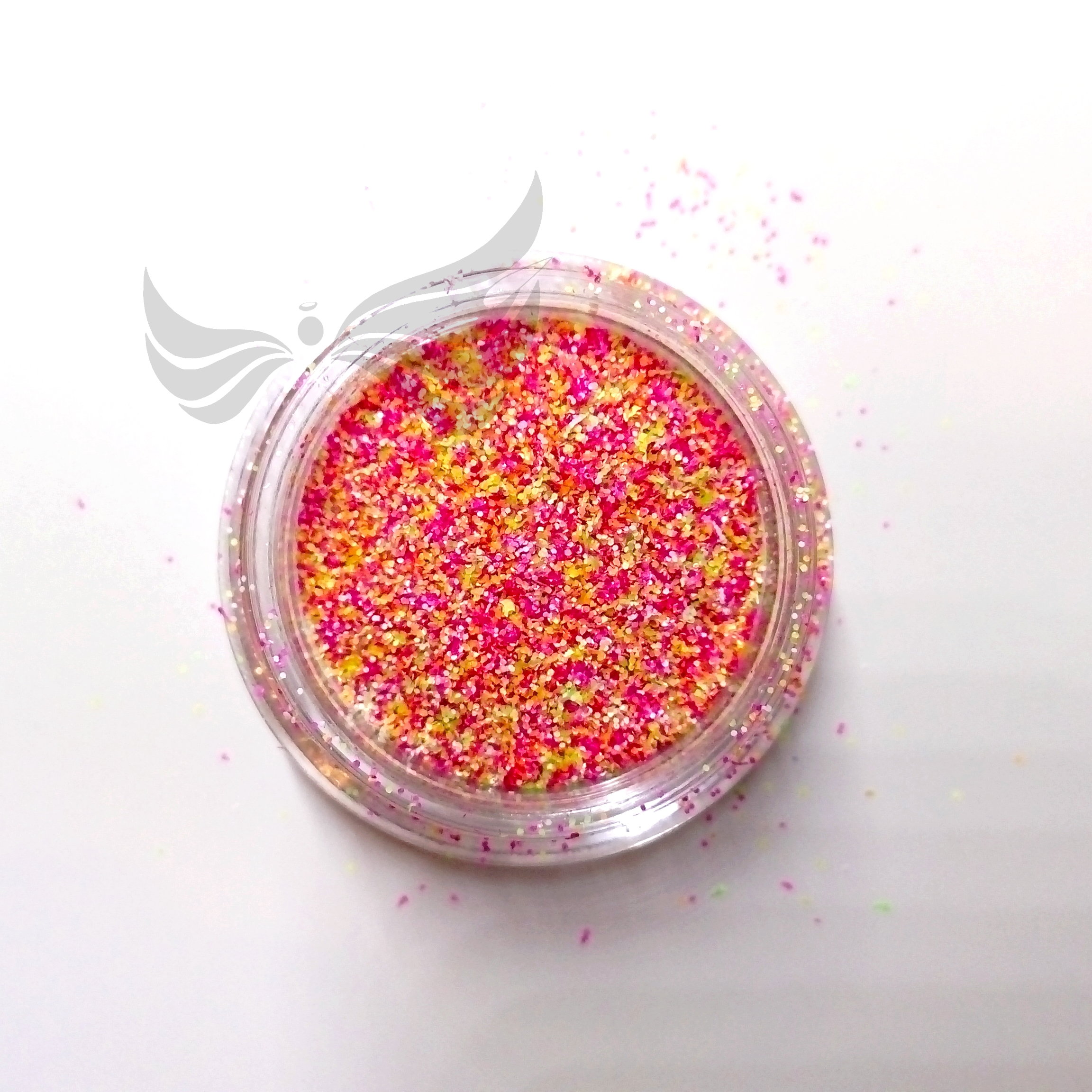 Glitter Mini Confetti 1g Orange