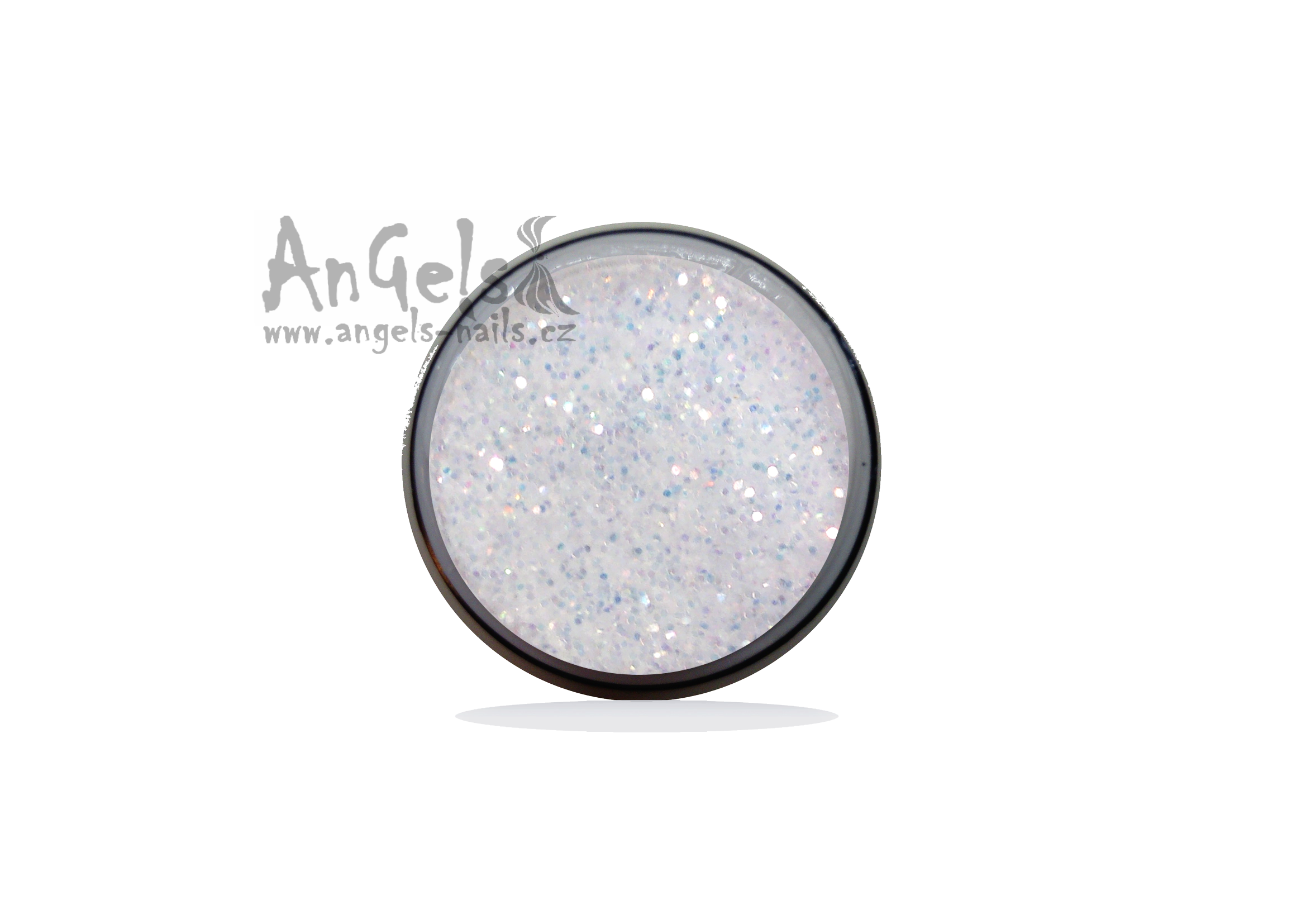 Třpytky Glitter Magic White 1g no.7