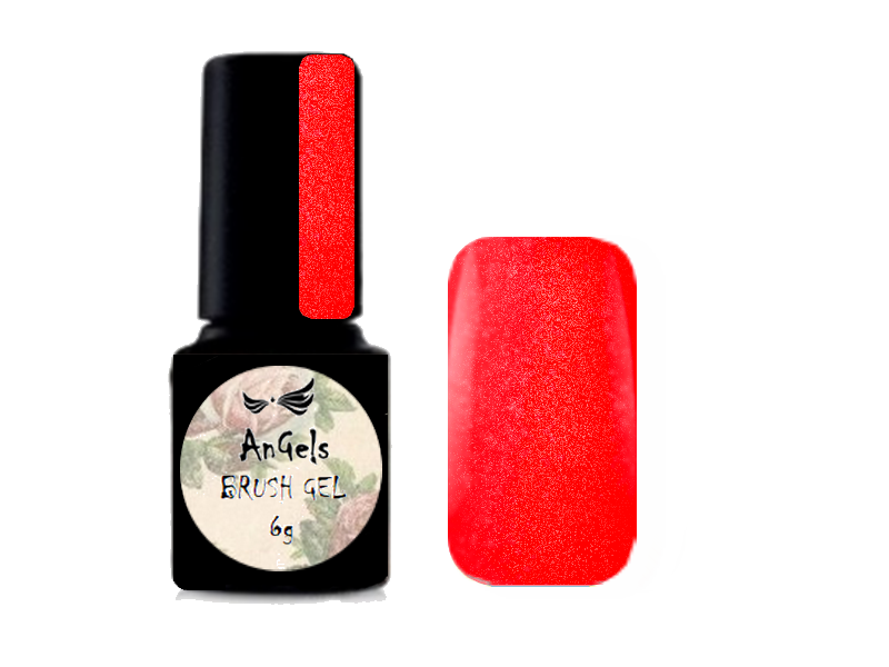 Brush Gel 2880 Fiery Orange 6g