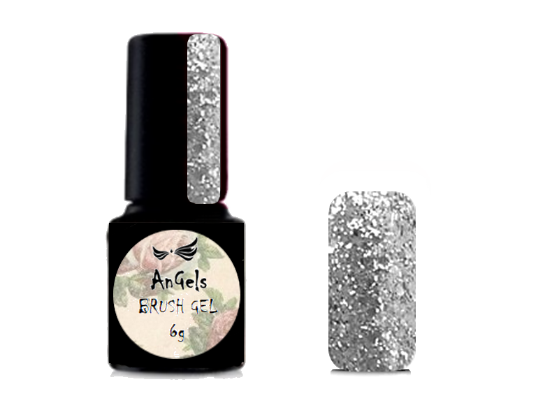 Brush Gel K1163 Silver Star 4,5g