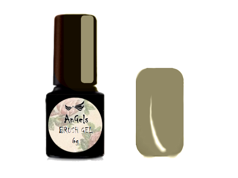 Brush Gel 2490 Grey 6g - šedohnědý