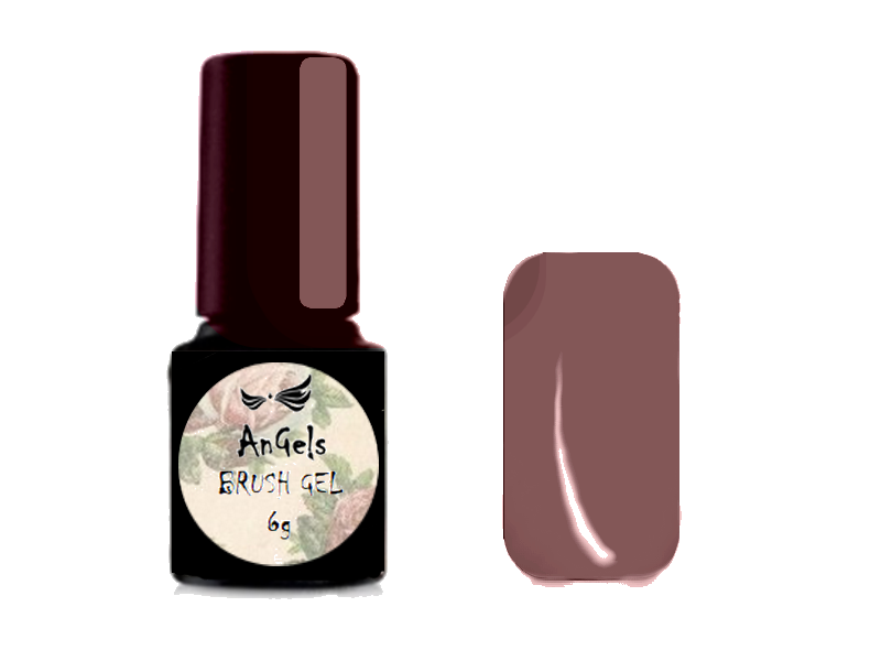 Brush Gel 2470 Smoke Pink 6g - šedo-fialový