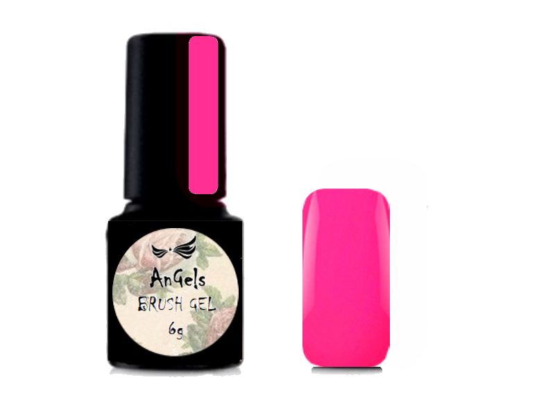 Brush Gel 270N Light Magenta 6g - neon růžový