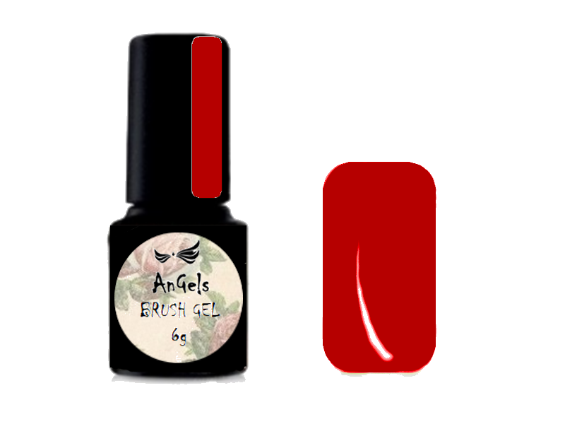 Brush Gel 2620 Red 6g - červená