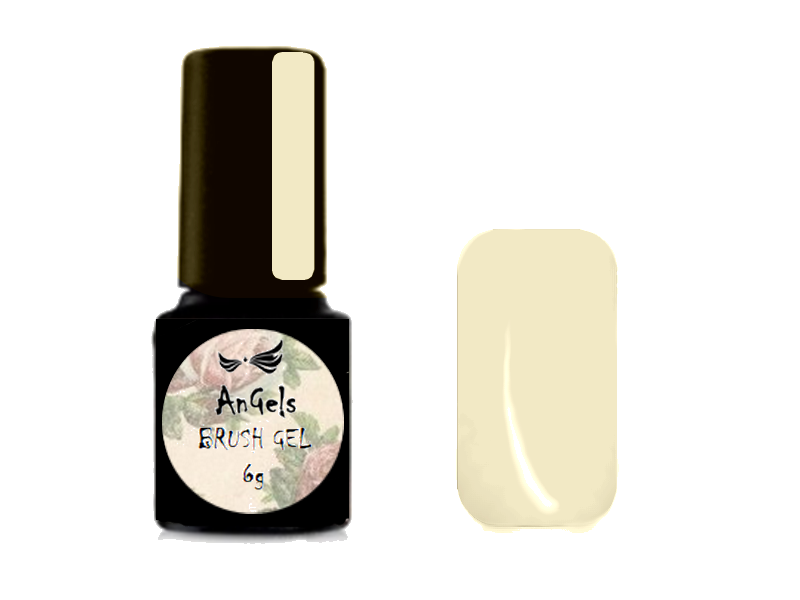 Brush Gel 2210 Nature White - bílý 6g