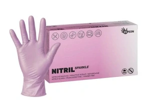 Rukavice Perleť Nitril 100ks BOX vel. S