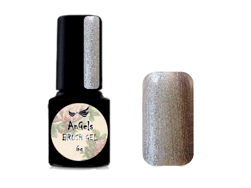 Brush Gel 2233 Silver Multicolor 6g