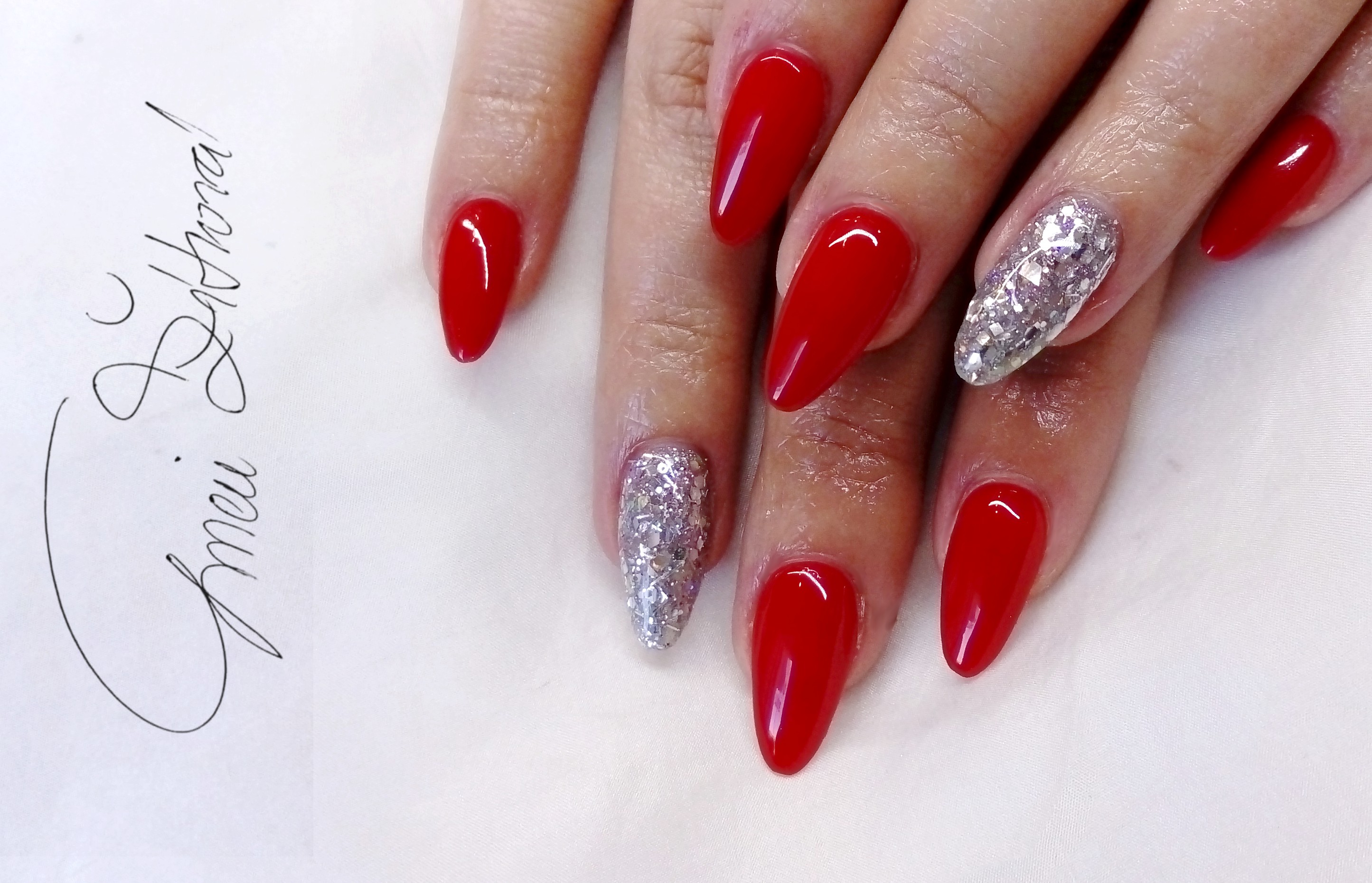 Brush Gel 2610 Red F1 6g - zářivá červená