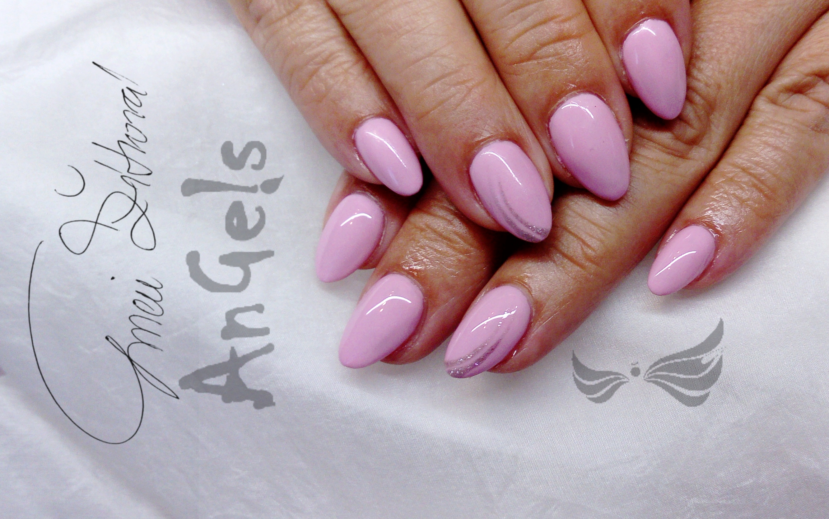 Brush Gel 2102 6g Soft Pink Glitter 