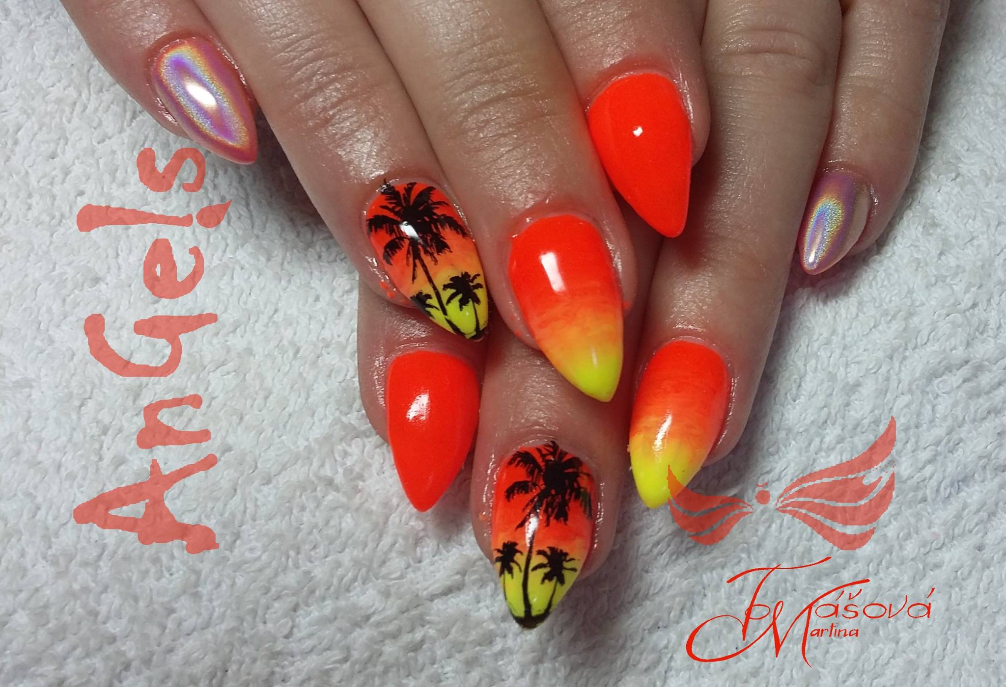 Pasta Gel Neon Orange 5ml - neonově oranžová