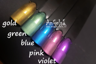 Brush Gel K1214 SNOWFLAKES - GREEN 4,5