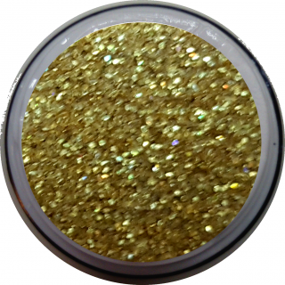 Třpytky Glitter Gold Holo 3g drcený